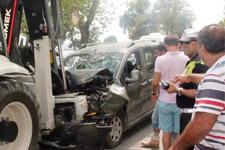 Tekirdağ'da 4 Aracın Karıştığı Zincirleme Kazada 2 Yaralı Var