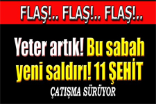 Iğdır'da Kalleşler Polise Saldırdı:12 Şehit, 3 Yaralı