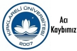 Türkiye - Kırklareli Üniversitesi Başsağlığı