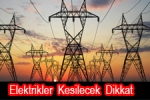 Kırklareli - Kırklareli'nde Pazar Gün Elektrik Yok