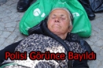 Edirne  - Kaçak İçki Satan Kadın, Polisi Görünce Bayıldı