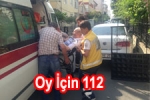  - Oy Kullanmaya Ambulans Yardımı İle Götürüldü