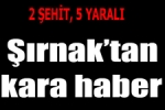 Türkiye - Pkk İntihar Saldırısı Düzenledi; 2 Şehit 5 Yaralı